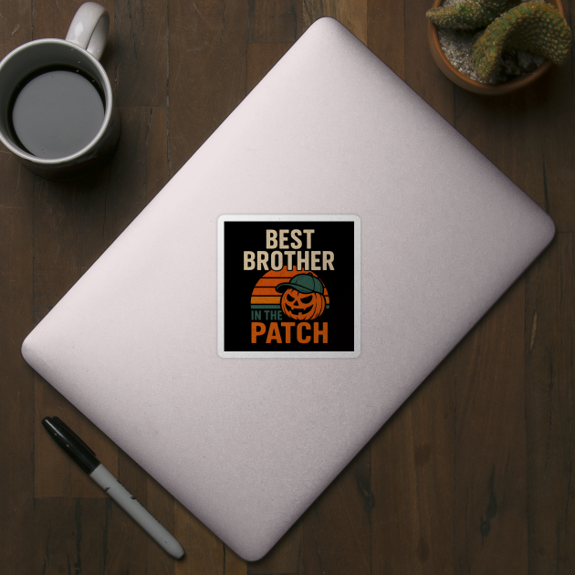 Best Brother in the Patch Pumpkin Halloween Family Graphic by MakerMind8.2